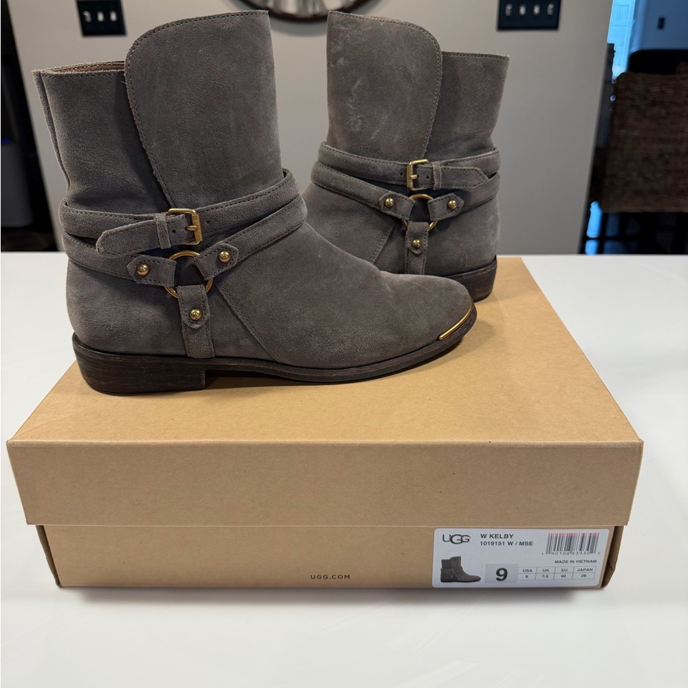 UGG Gray Suede Boots